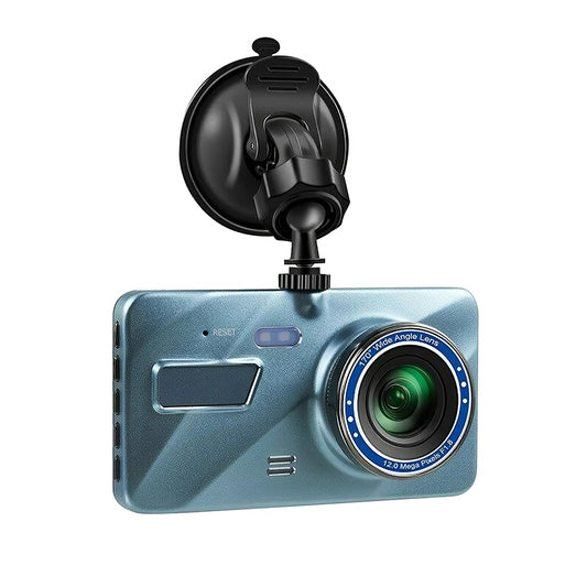 Dual Dash Cam Front & Rear with 4" Display, Night Vision & Motion Detection