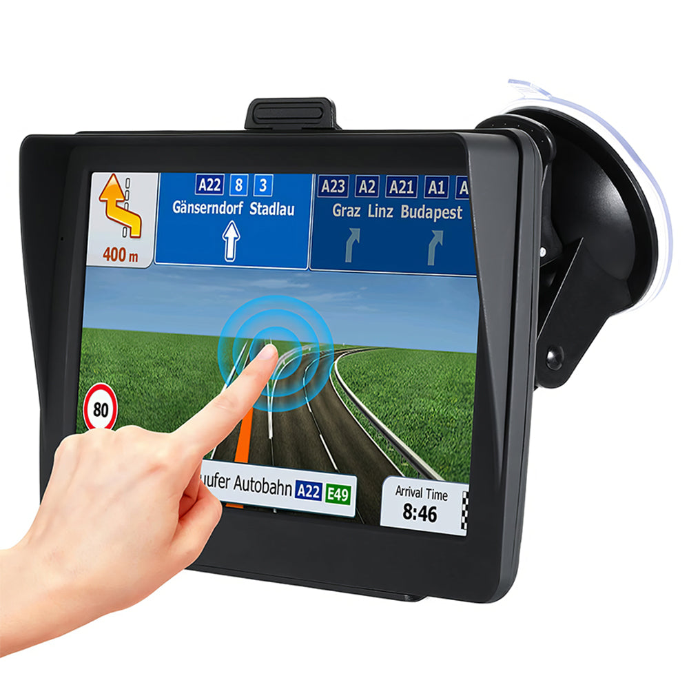 9" GPS Navigator for Car, Truck & RV with Voice & Speed Alerts