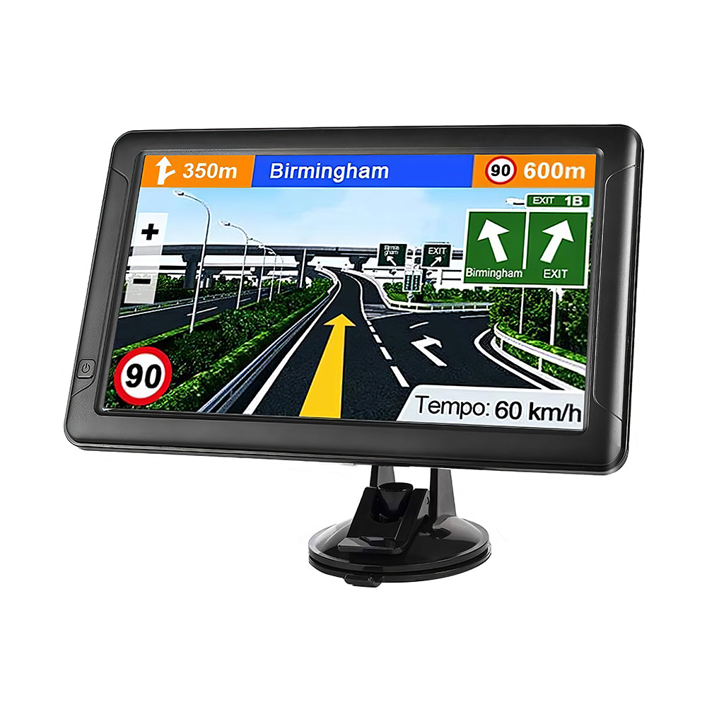 9" GPS Navigator for Car & Truck, Voice, Lane Guidance & Speed Alerts