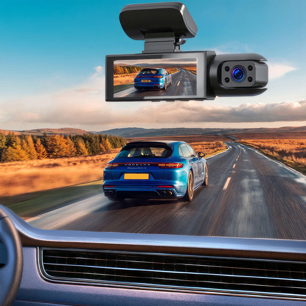 1080P Dash Cam Front & Inside, Dual Camera with Night Vision & G-Sensor