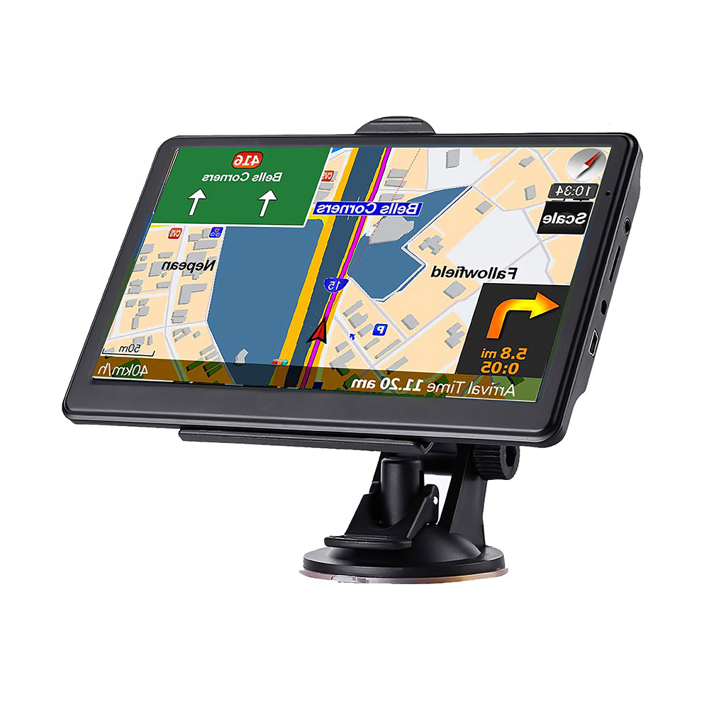 9" GPS Navigator for Car & Truck, Voice, Lane Guidance & Speed Alerts