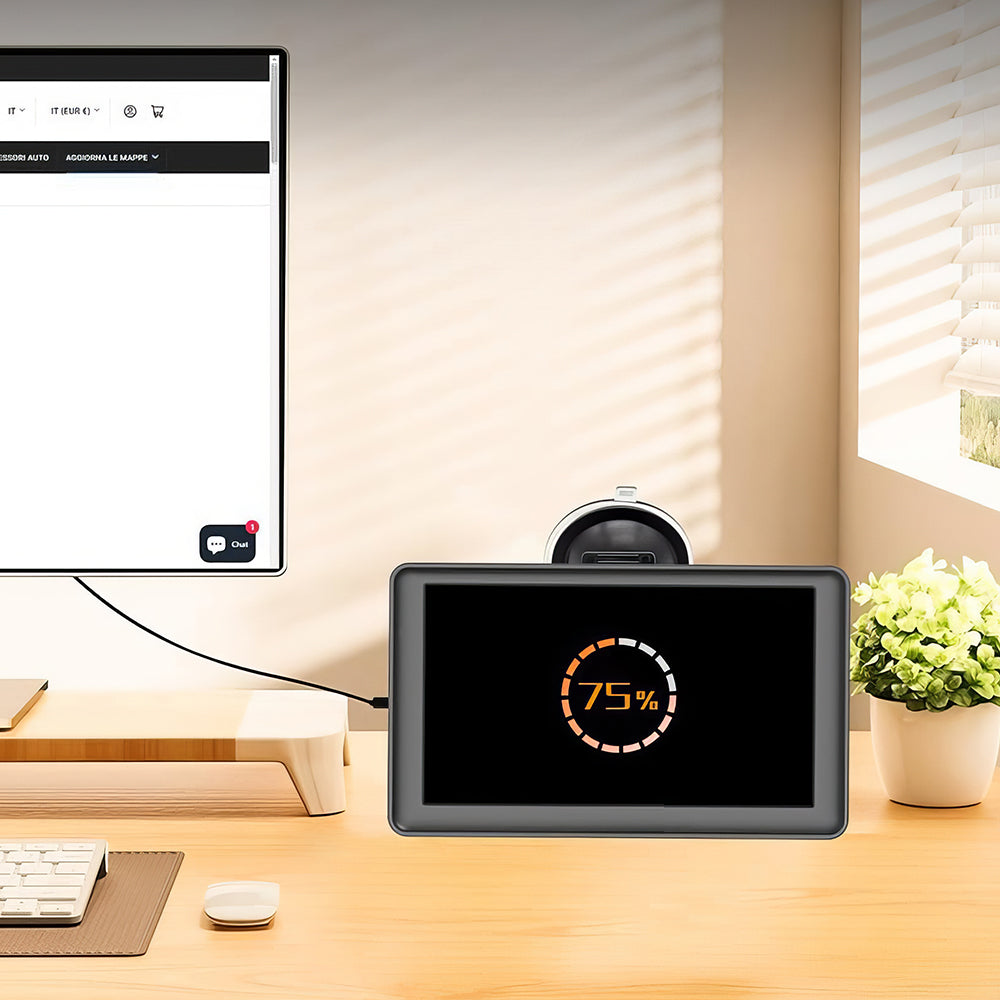 7" GPS Navigator for Car with Voice, Speed Alerts & Free Map Updates