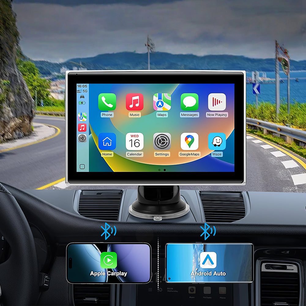 7" Wireless CarPlay & Android Auto Touchscreen Car Stereo