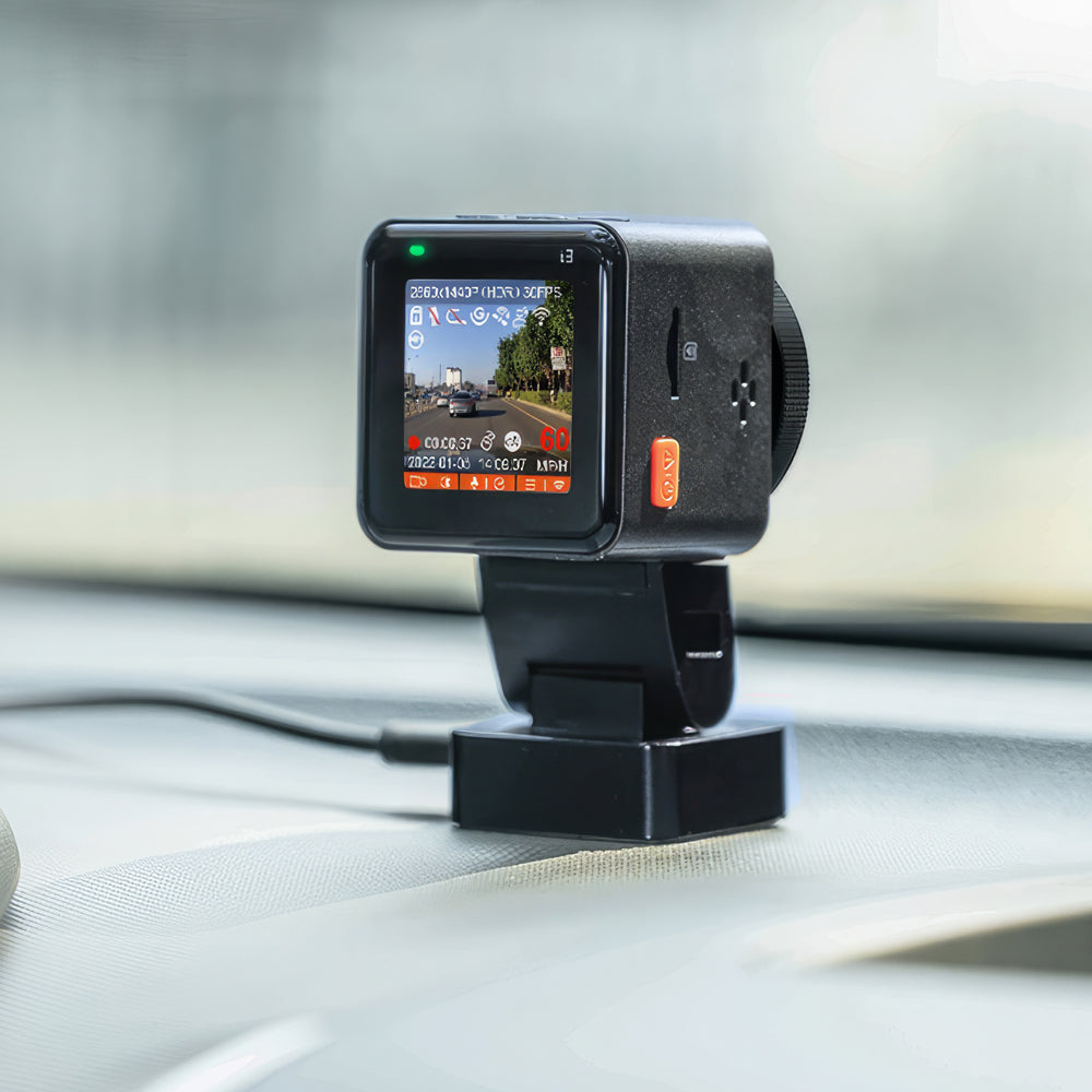 E1 Lite 1080P Mini Dash Cam with WiFi, GPS, Night Vision & Voice Control
